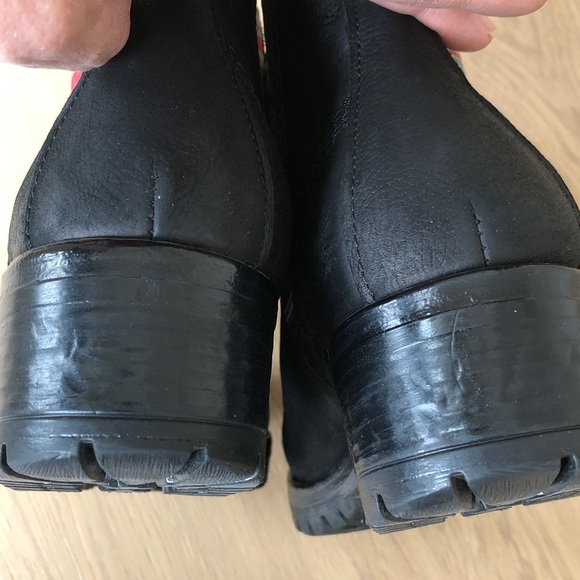 Bueno Women's Florida Boots, Black Leather with fun Multi-Colour Elasti, Size 38 - Picture 13 of 13